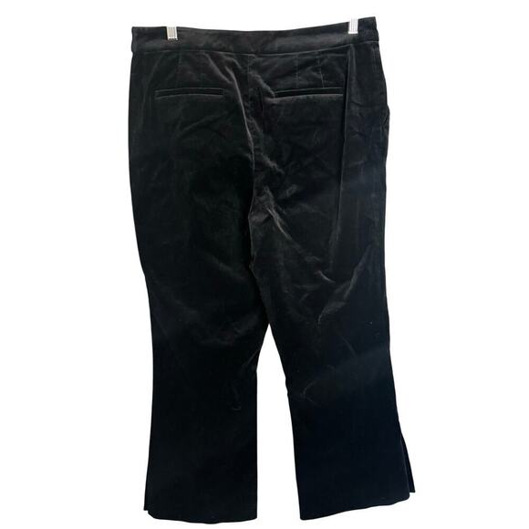 Frame Velvet Slit Pant Noir Size 14 - Picture 5 of 7